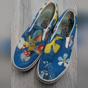 Vans x SpongeBob AlohaBob Slip-On Sneakers Size 5 Men / 6.5 Women Rare